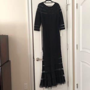 Black gown